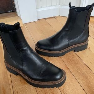 Sam Edelman Laguna Waterproof Boots (Black, Size 9)